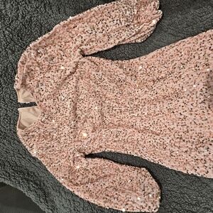 Pink Sequin Dress